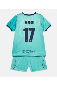 Barcelona Anthony Gordon #17 Jalkapallovaatteet Lasten Kolmas peliasu 2026-27 Lyhythihainen (+ Lyhyet housut)